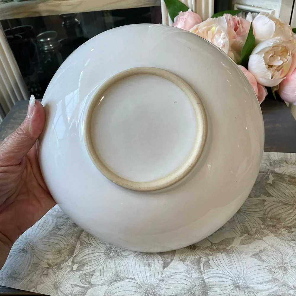 West Elm black white grey reactive glaze stoneware bowl dinnerware